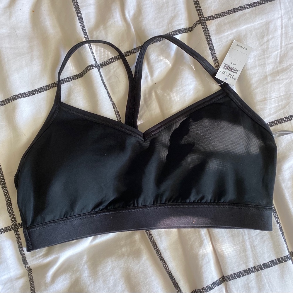 Black Sports Bra
